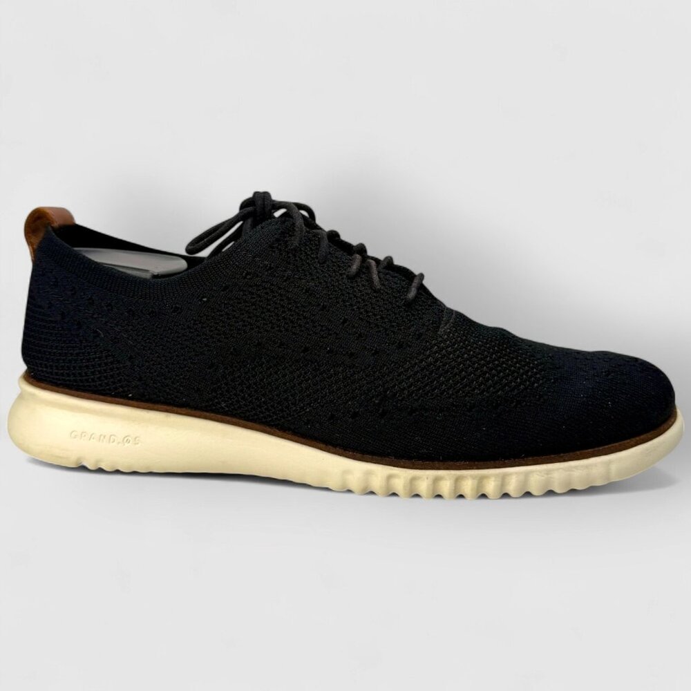 Cole Haan Zerøgrand Stitchlite Oxford Men’s Black Size 11 [C27568] Casual - Picture 2 of 12